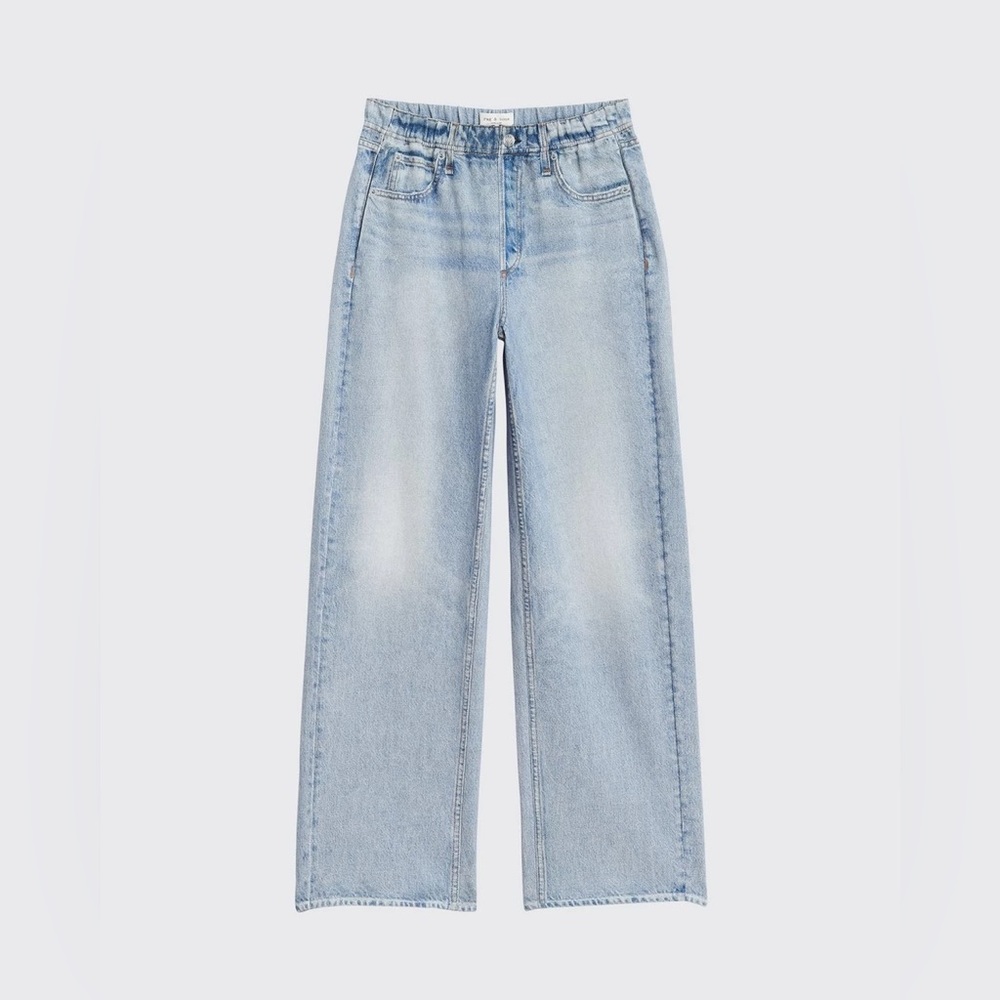 rag & bone Miramar Wide-Leg cotton pant, size M